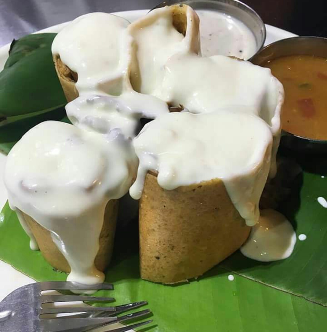 mumbai street food - cheese burst dosa