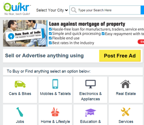 make money on weekends with Quikr