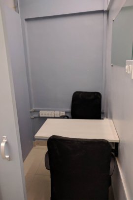 two seater private cabin on rent