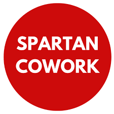 24 hour coworking space spartan logo
