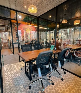 4 Seater private cabin at coworking "